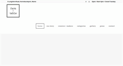Desktop Screenshot of farmtablekennebunkport.com